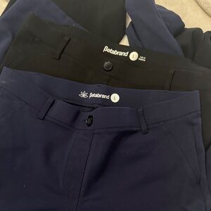 Betabrand Black and Blue Trousers